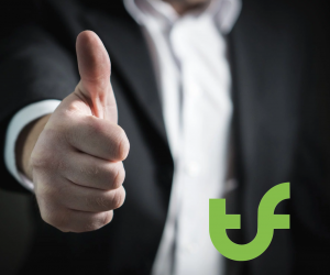 A thumbs up to show that you TeleForwarding is here to help you through this difficult time.